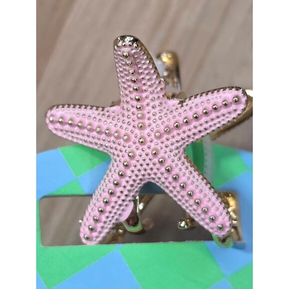 ?️NWT Ocean Themed Small Metal Hair Clips Set of 6